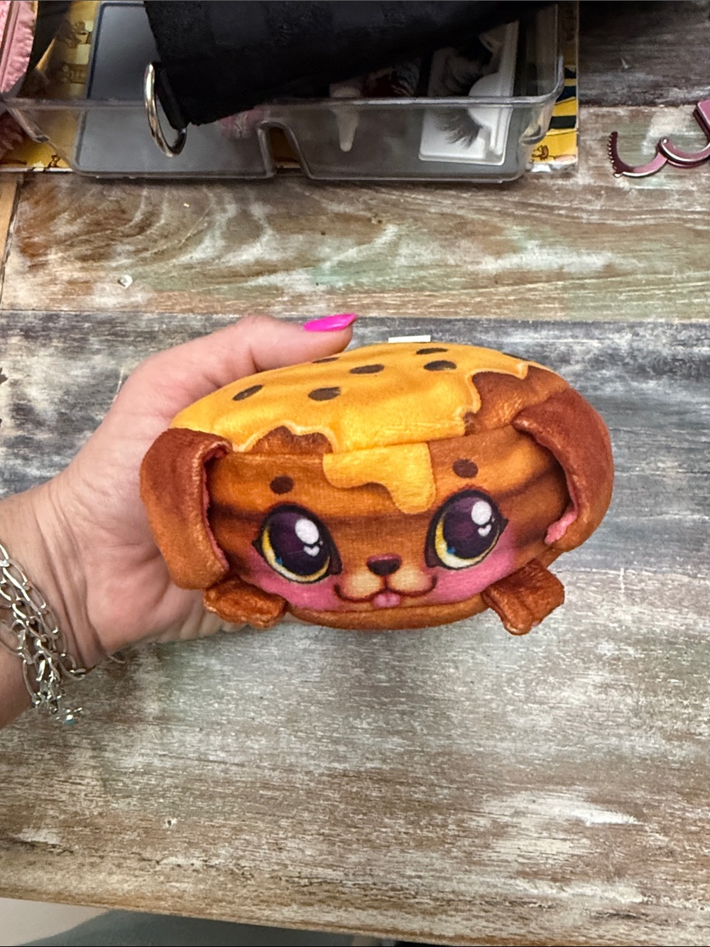 Adorable Brown Pancake Puppy Plush Toy – Soft Collectible for Kids